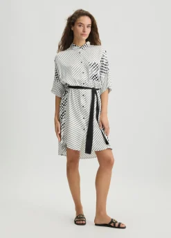 Liu Jo Robe chemisier imprimée|Femme Mode Plage|Robes