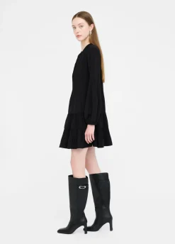 Liu Jo Robe courte en crêpe de chine|Femme Robes