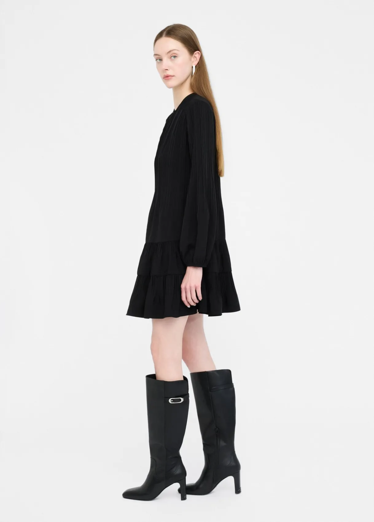 Liu Jo Robe courte en crêpe de chine|Femme Robes