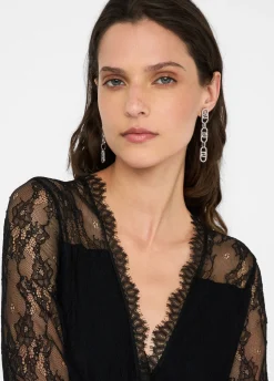 Liu Jo Robe courte en dentelle|Femme Robes