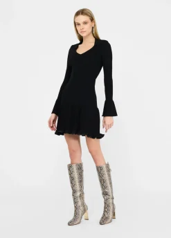 Liu Jo Robe courte en maille|Femme Mailles|Robes