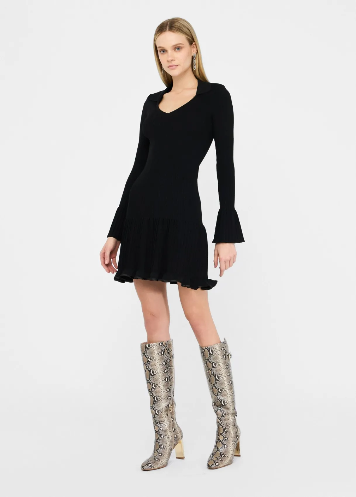 Liu Jo Robe courte en maille|Femme Mailles|Robes
