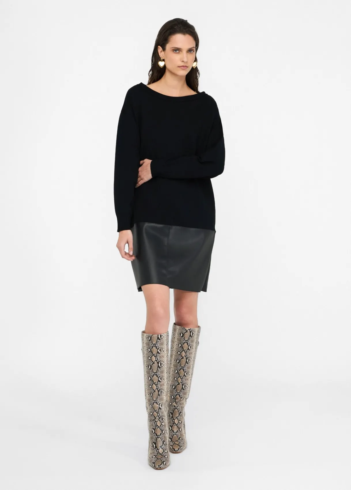Liu Jo Robe courte en maille|Femme Robes