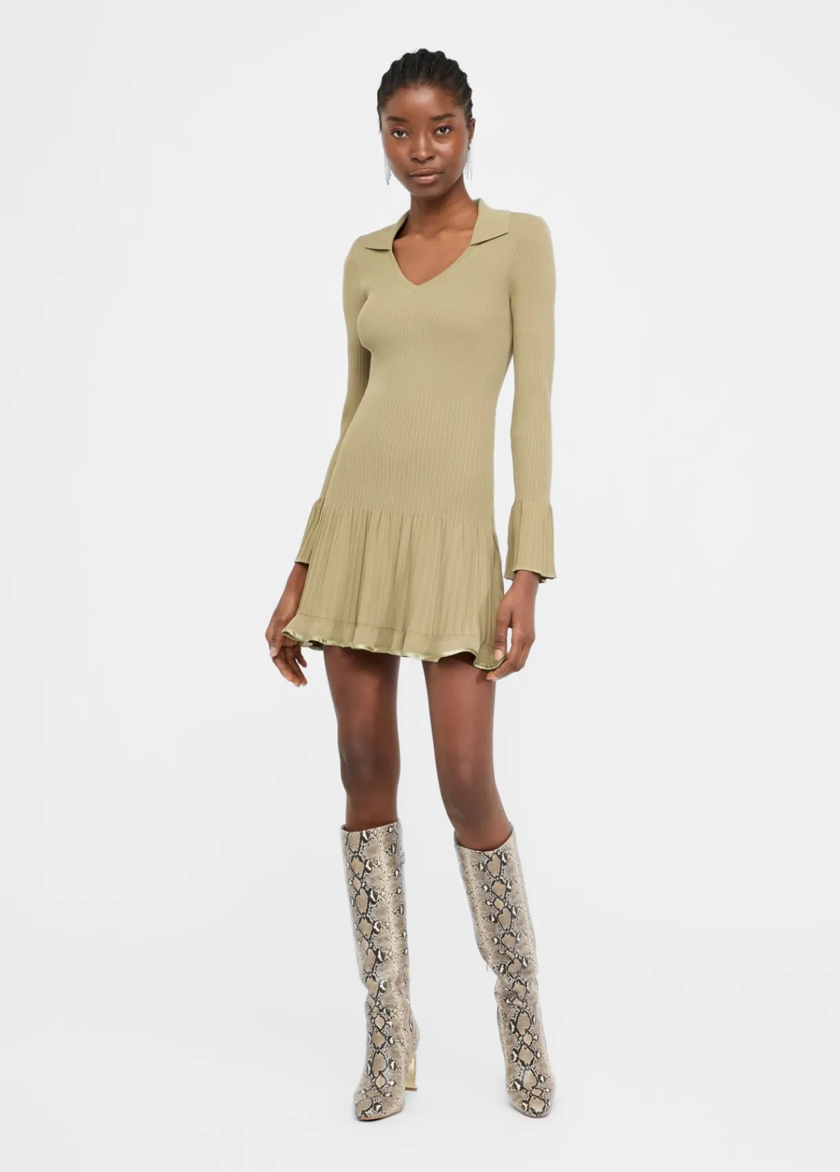 Liu Jo Robe courte en maille|Femme Mailles|Robes