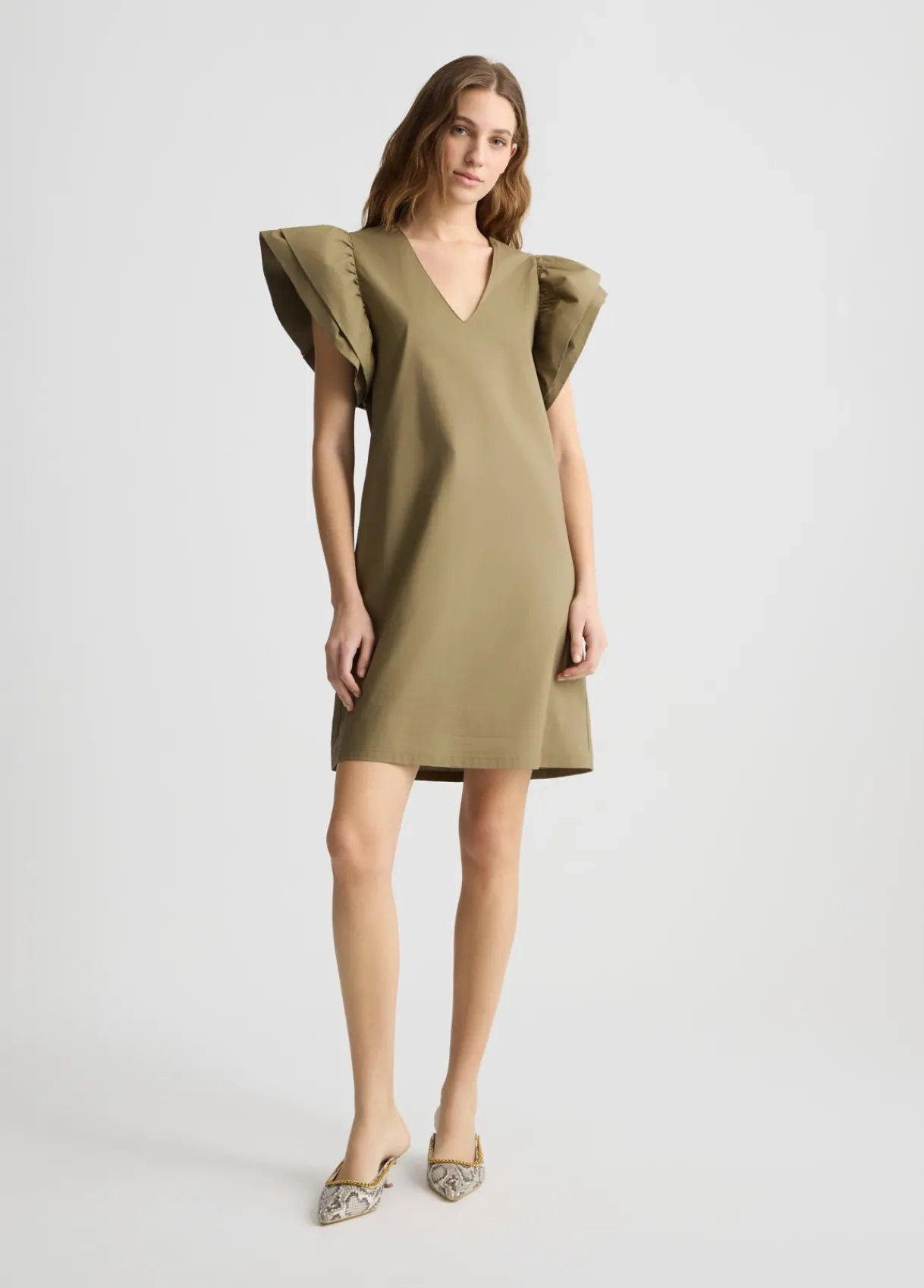 Liu Jo Robe courte en popeline|Femme Robes