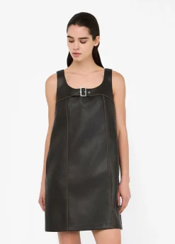 Liu Jo Robe courte en tissu enduit|Femme Robes