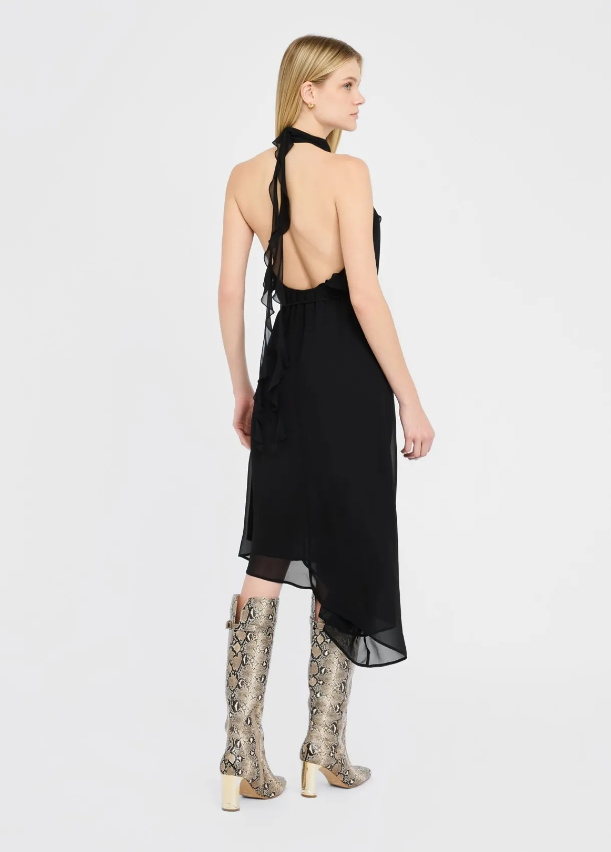 Liu Jo Robe de cérémonie en georgette|Femme Cérémonie|Robes