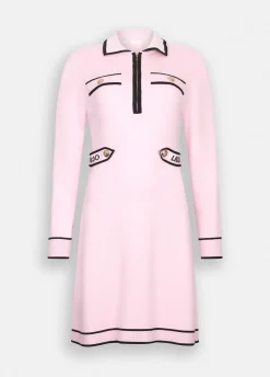 Liu Jo Robe en aille de soie mélangée|Femme Vêtements De Sport|Robes