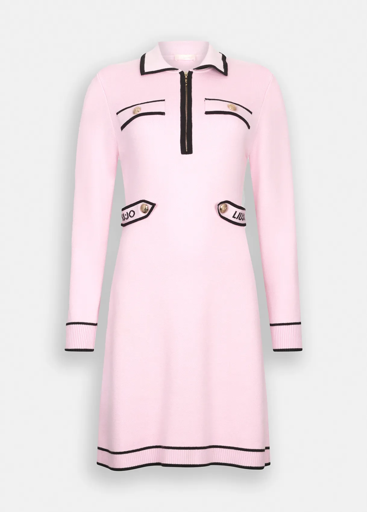 Liu Jo Robe en aille de soie mélangée|Femme Vêtements De Sport|Robes