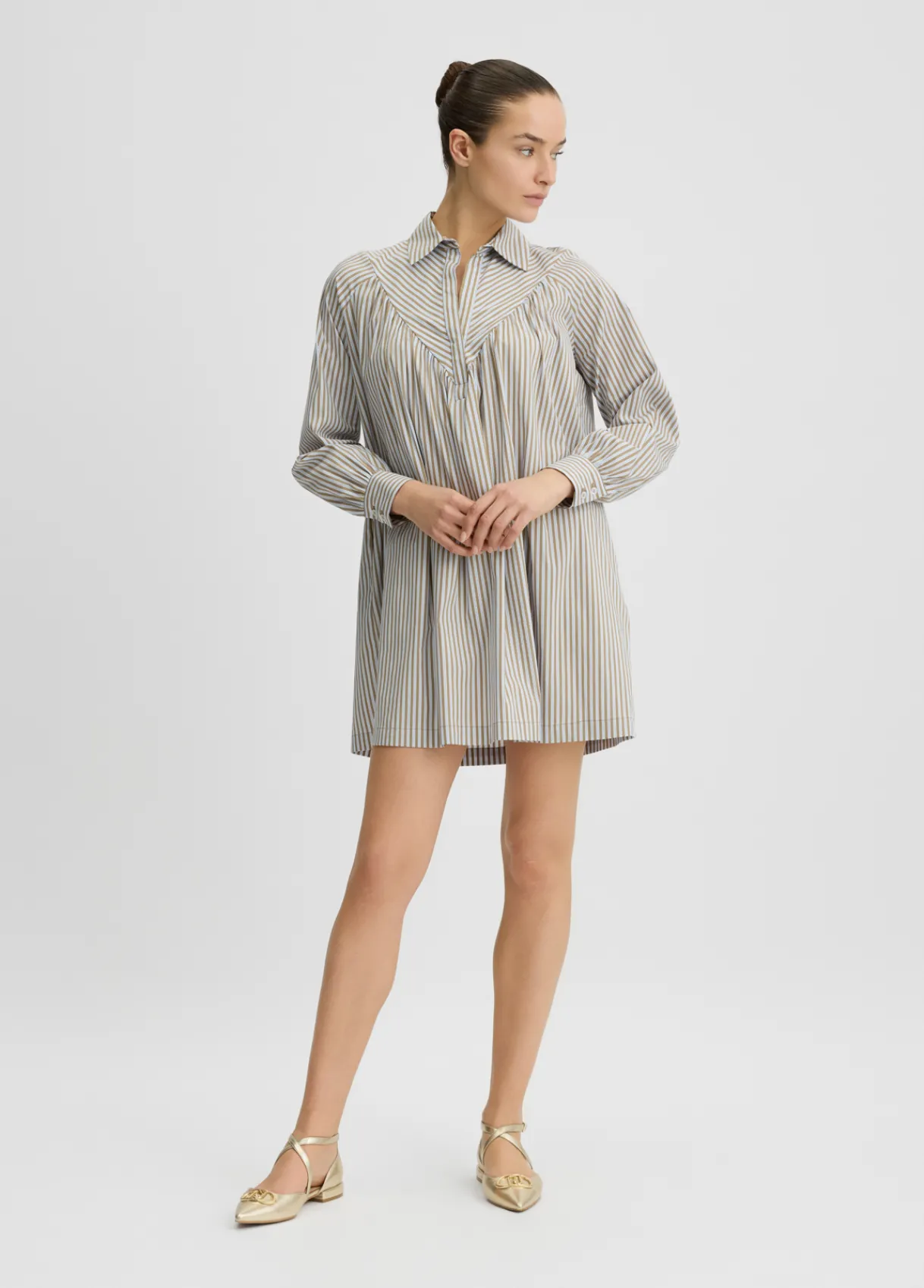 Liu Jo Robe en coton à rayures|Femme Robes