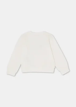 Liu Jo Robe en coton avec logo et strass|Enfant Pull Et Sweatshirts