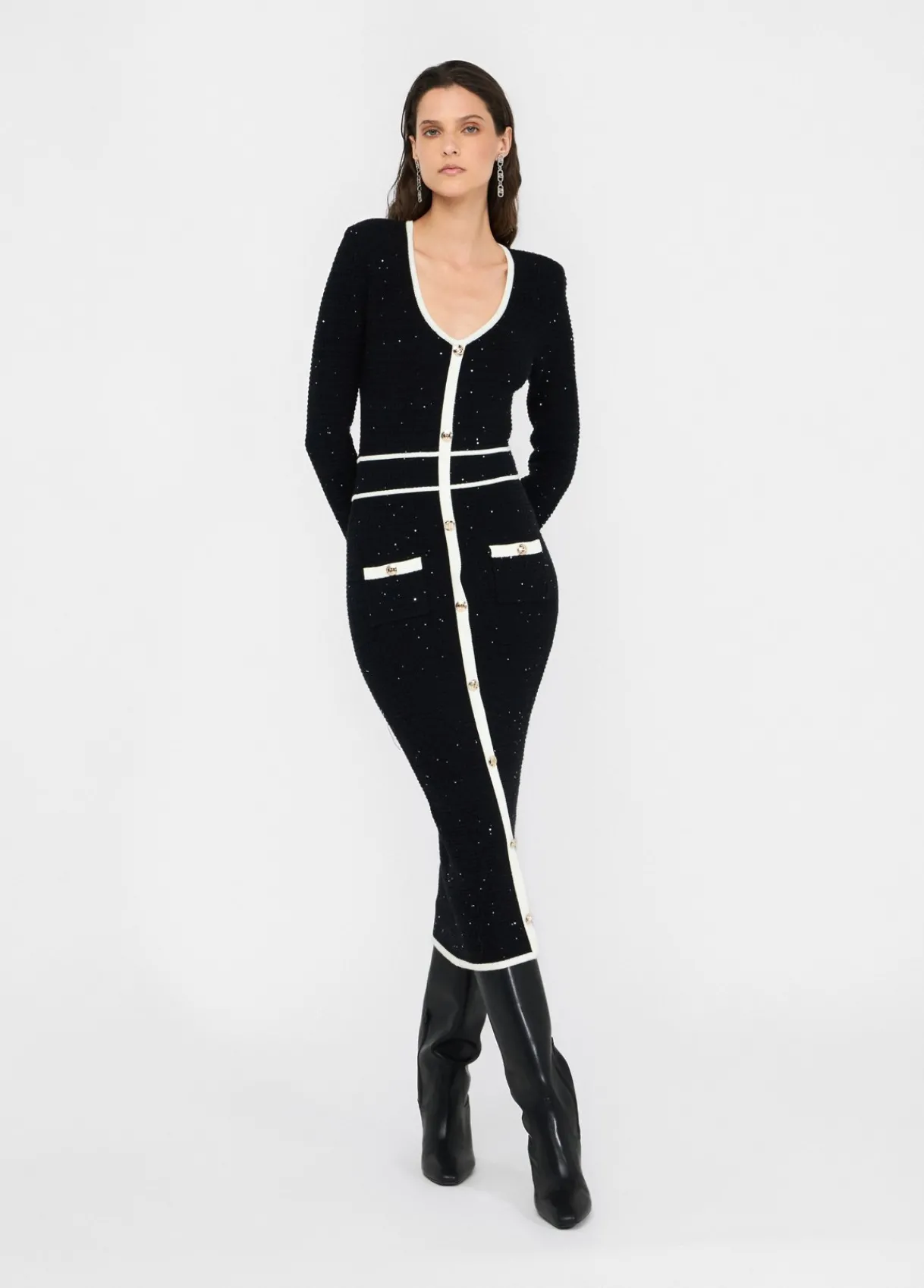 Liu Jo Robe en lurex®|Femme Mailles|Robes