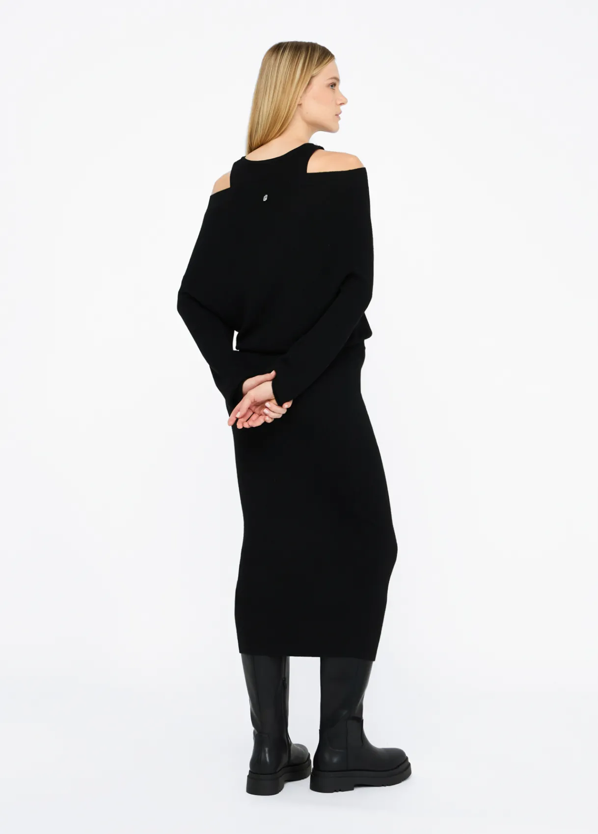Liu Jo Robe en maille avec broderies bijoux|Femme Robes