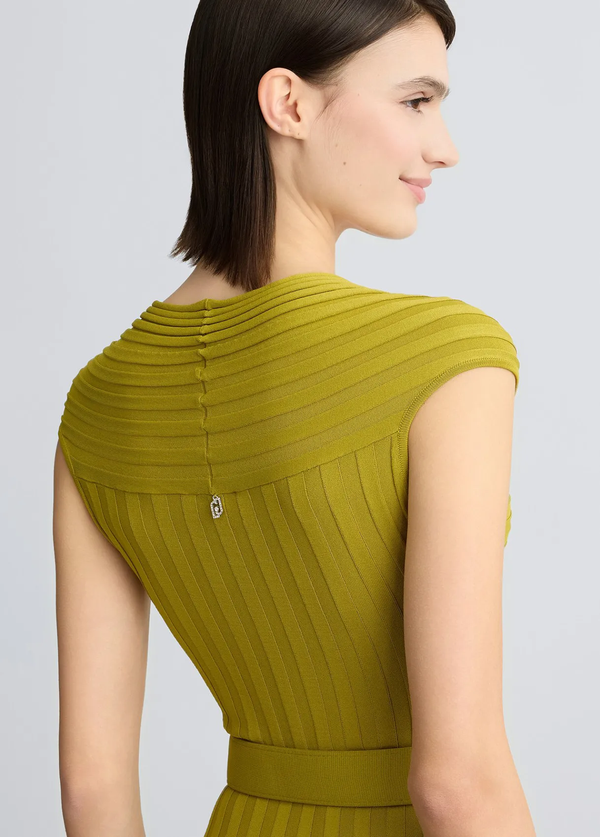 Liu Jo Robe en maille avec ceinture|Femme Mailles|Robes