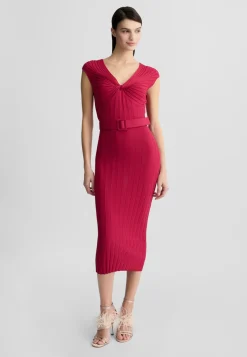 Liu Jo Robe en maille avec ceinture|Femme Robes