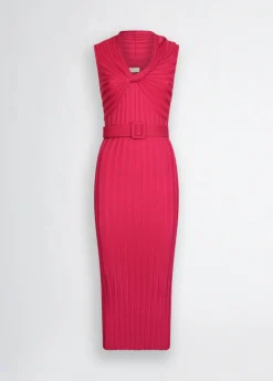 Liu Jo Robe en maille avec ceinture|Femme Robes