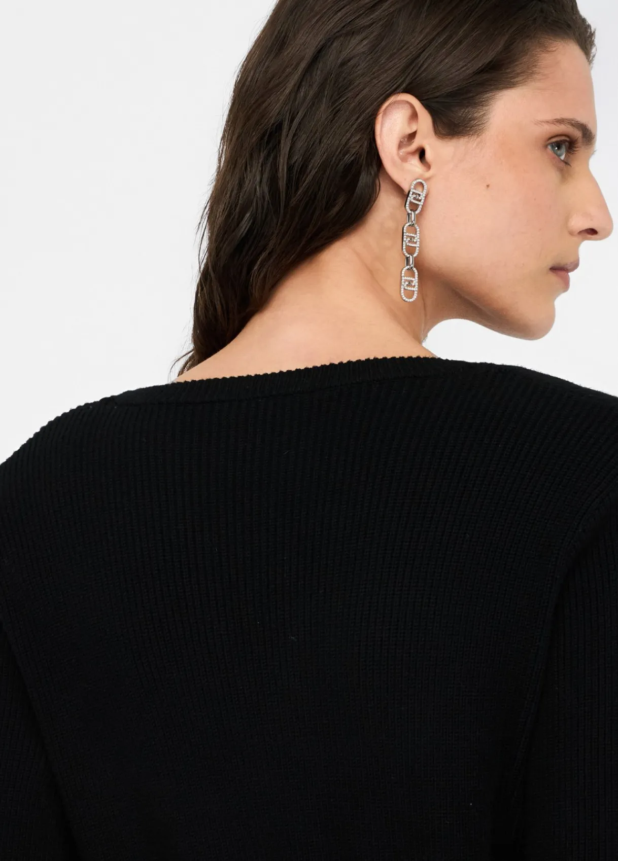 Liu Jo Robe en maille avec épaulettes|Femme Mailles|Robes