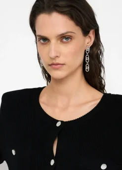 Liu Jo Robe en maille avec épaulettes|Femme Mailles|Robes