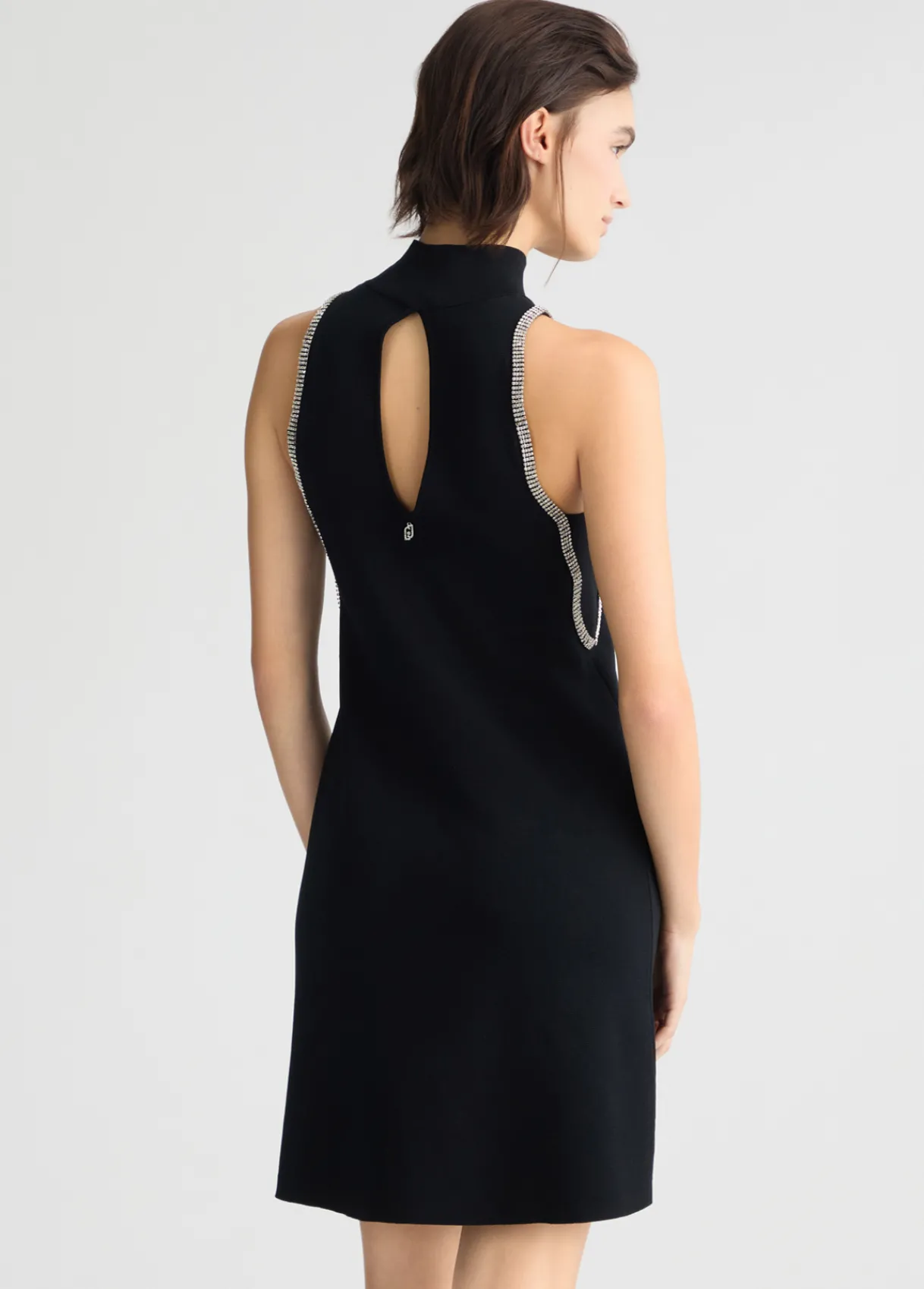 Liu Jo Robe en maille avec strass|Femme Robes