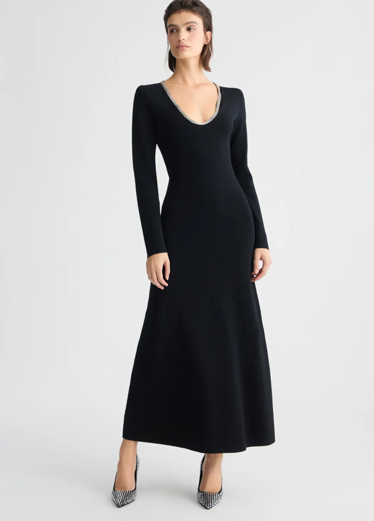 Liu Jo Robe en maille avec strass|Femme Robes