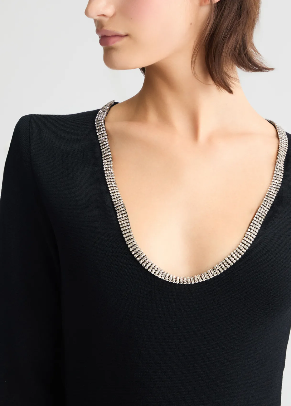 Liu Jo Robe en maille avec strass|Femme Robes