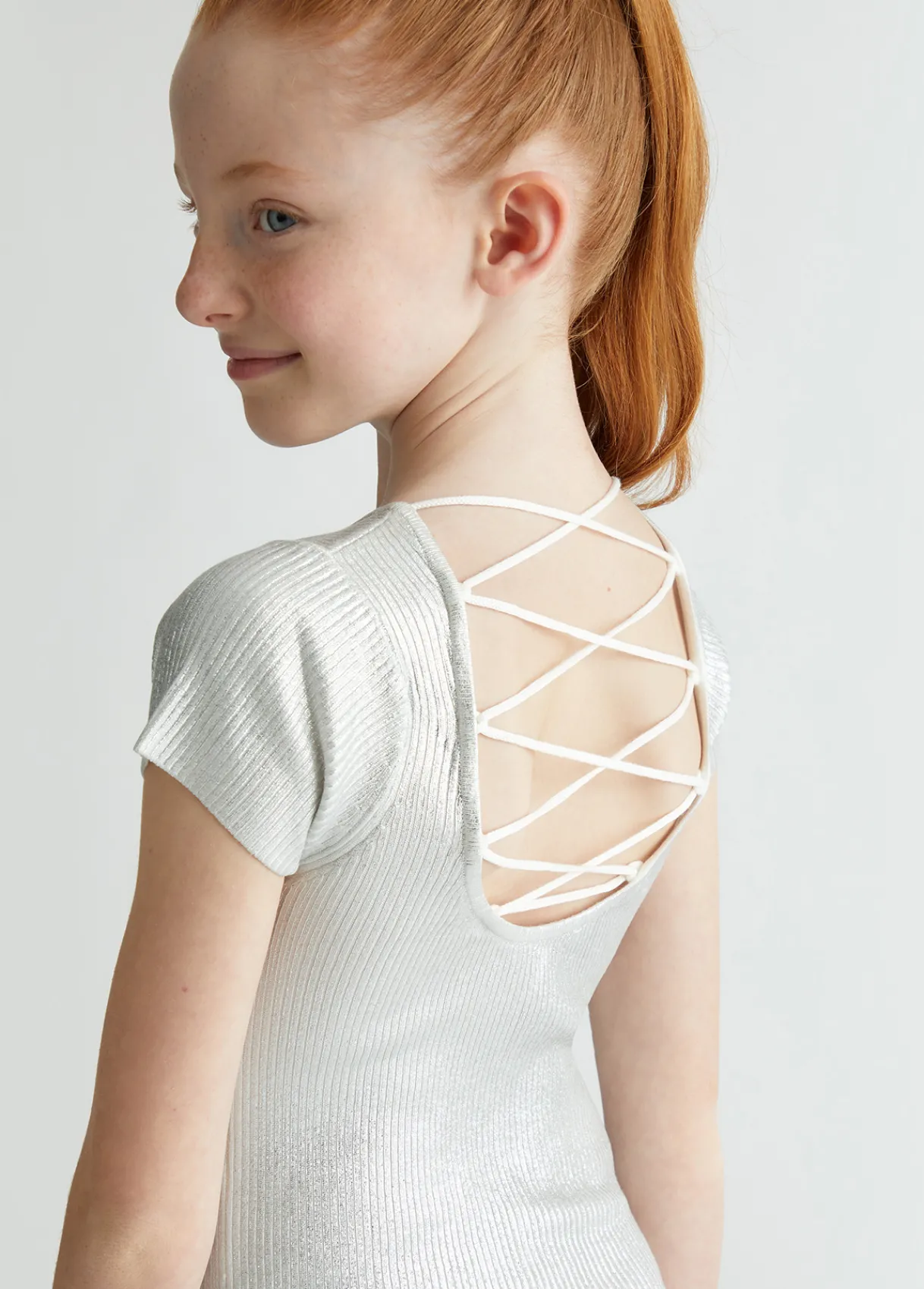 Liu Jo Robe en maille Lurex®|Enfant Robes & Combinaisons