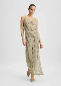 Liu Jo Robe en maille Lurex®|Femme Mode Plage|Robes