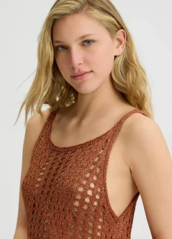 Liu Jo Robe en maille Lurex®|Femme Mode Plage|Robes