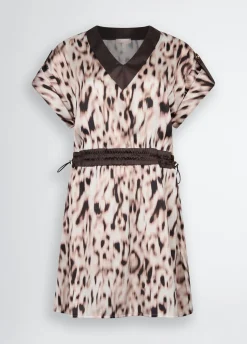Liu Jo Robe en satin imprimé|Femme Vêtements De Sport|Robes