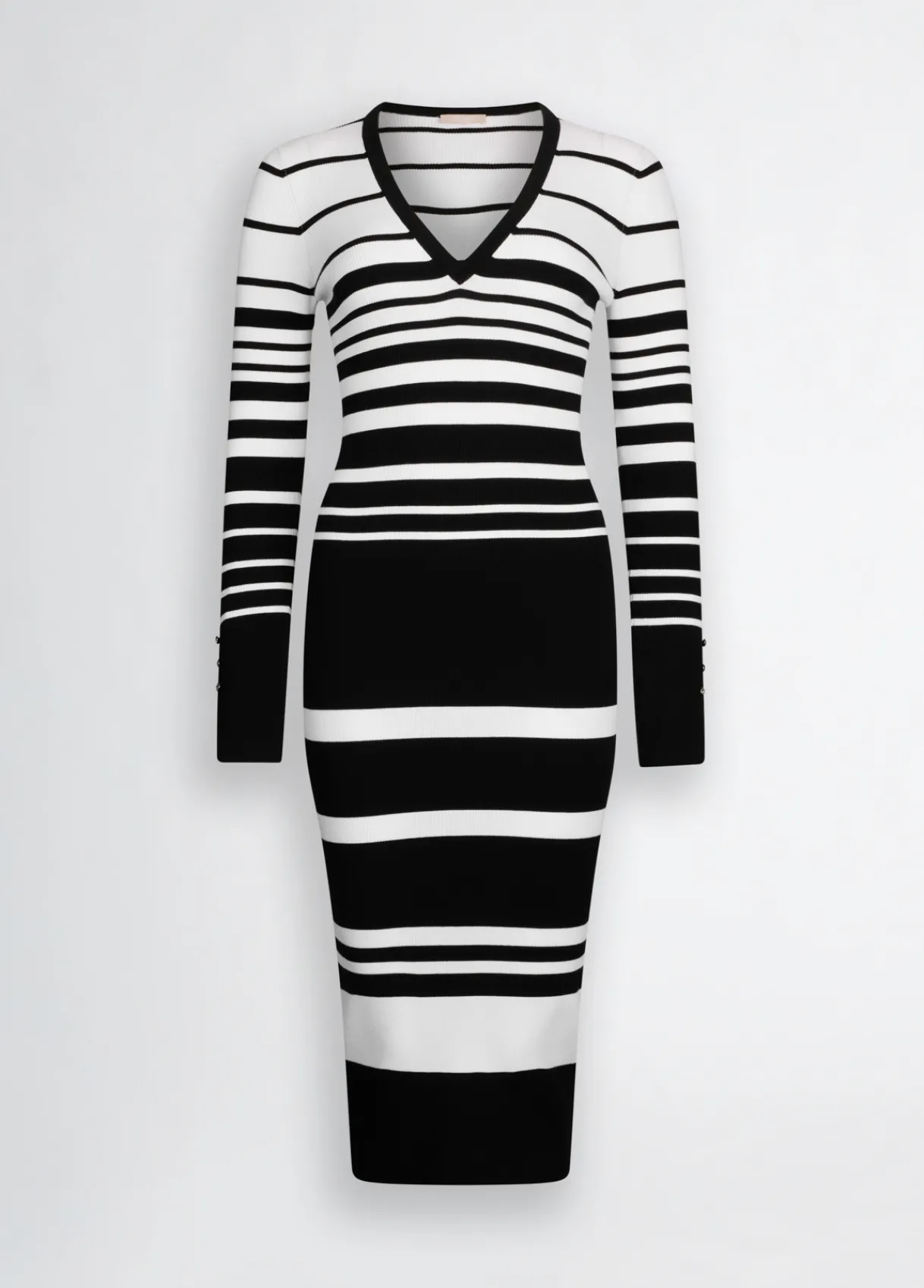 Liu Jo Robe en tricot à rayures|Femme Mailles|Robes