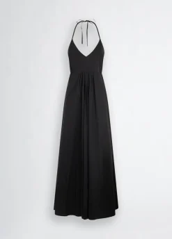 Liu Jo Robe longue en coton|Femme Mode Plage|Robes