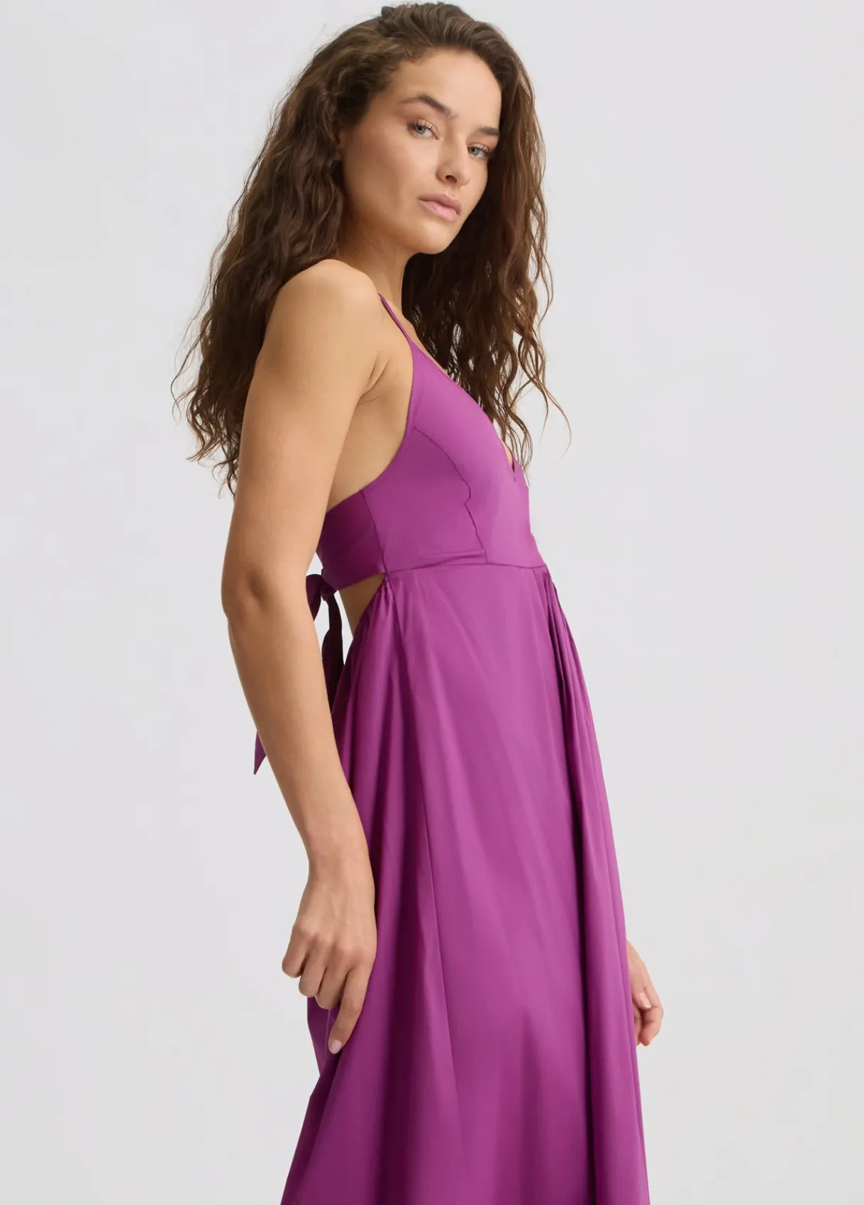 Liu Jo Robe longue en coton|Femme Mode Plage|Robes