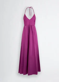 Liu Jo Robe longue en coton|Femme Mode Plage|Robes