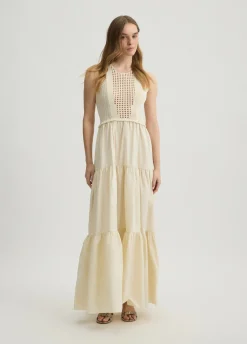 Liu Jo Robe longue en crochet|Femme Robes
