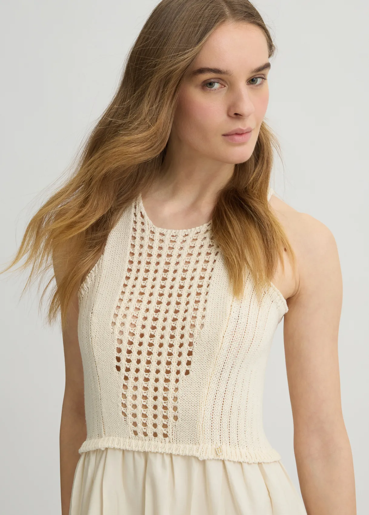 Liu Jo Robe longue en crochet|Femme Robes