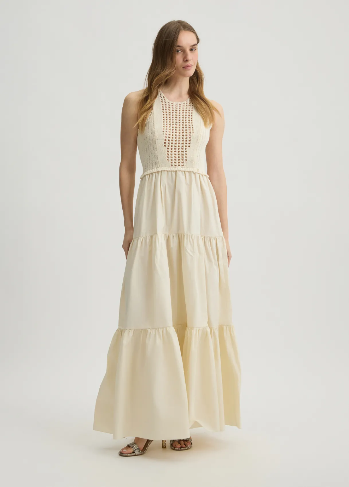 Liu Jo Robe longue en crochet|Femme Robes