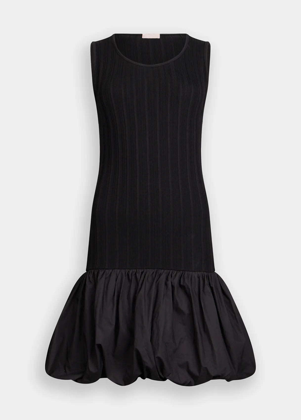 Liu Jo Robe longue en maille et popeline|Femme Mailles|Robes