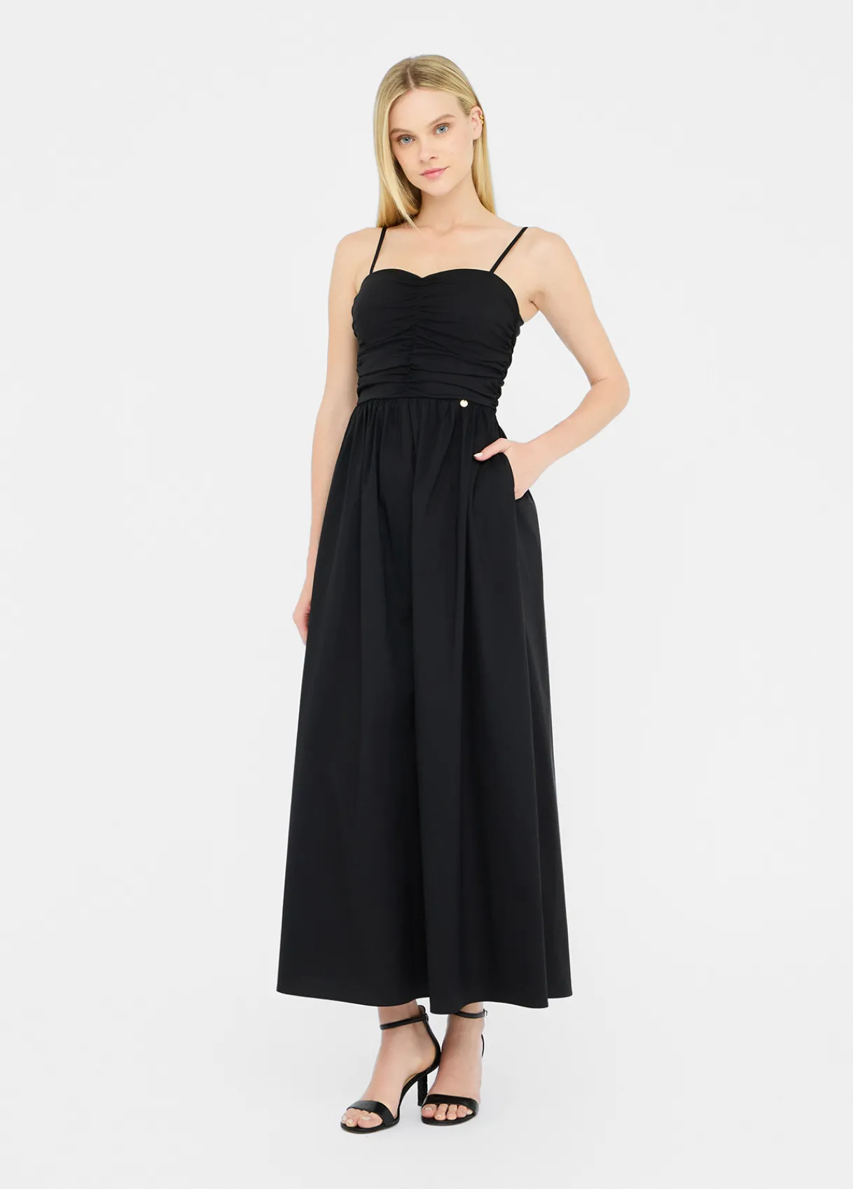Liu Jo Robe longue en popeline|Femme Robes