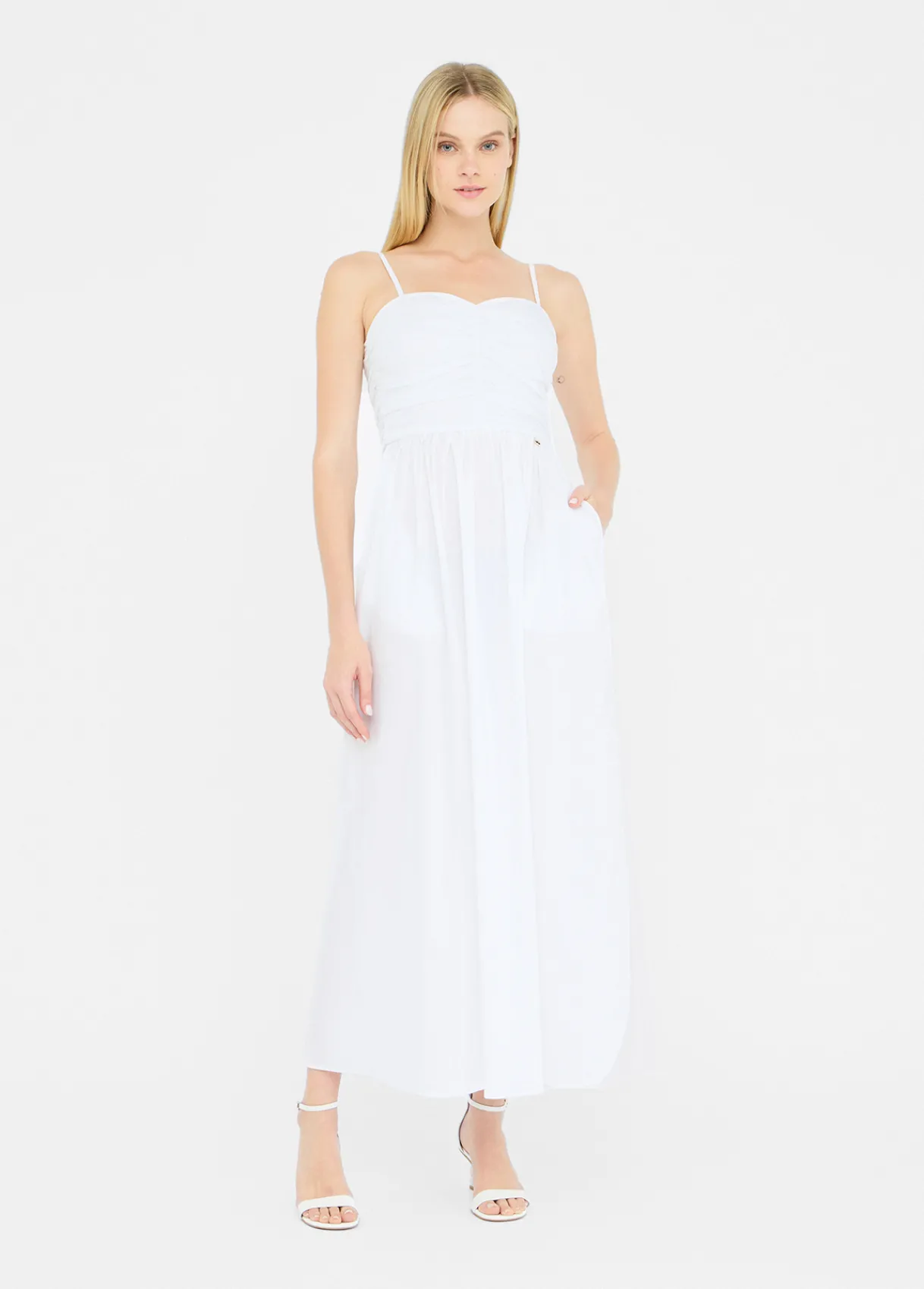 Liu Jo Robe longue en popeline|Femme Robes