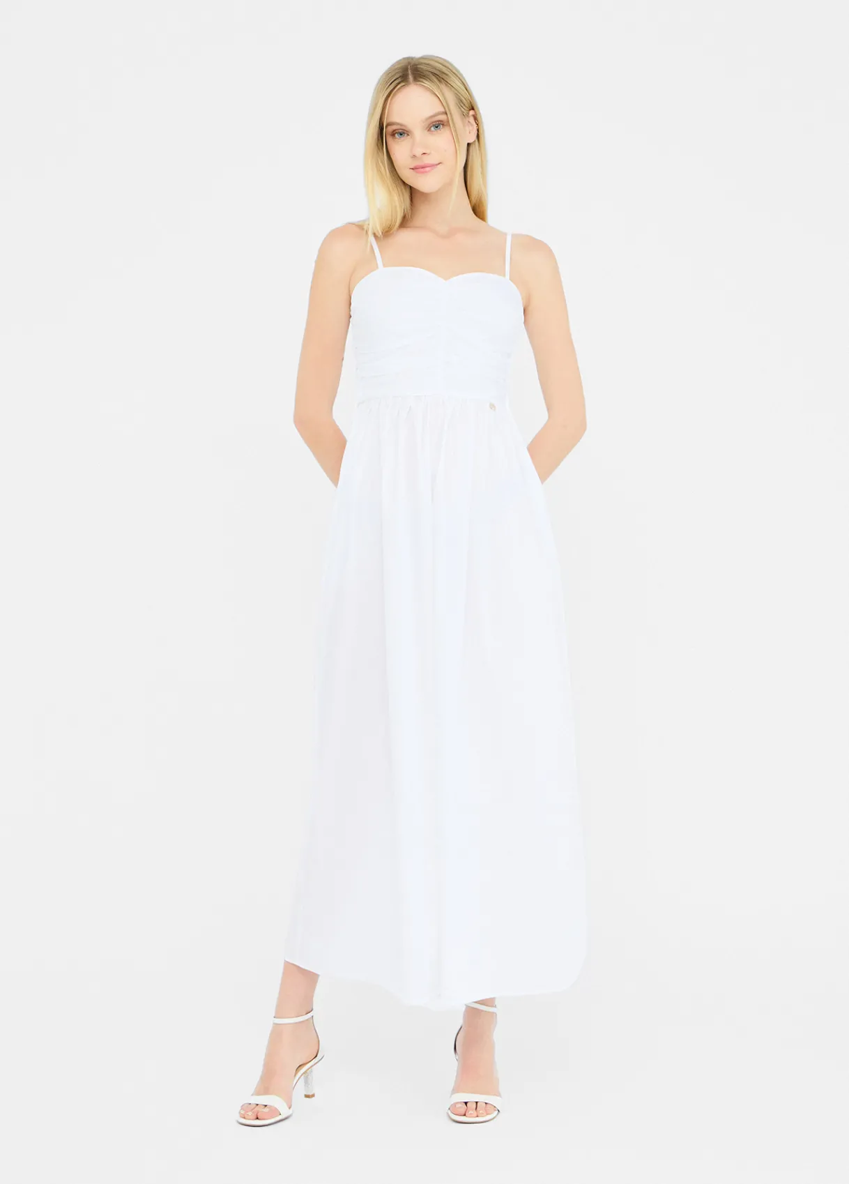 Liu Jo Robe longue en popeline|Femme Robes