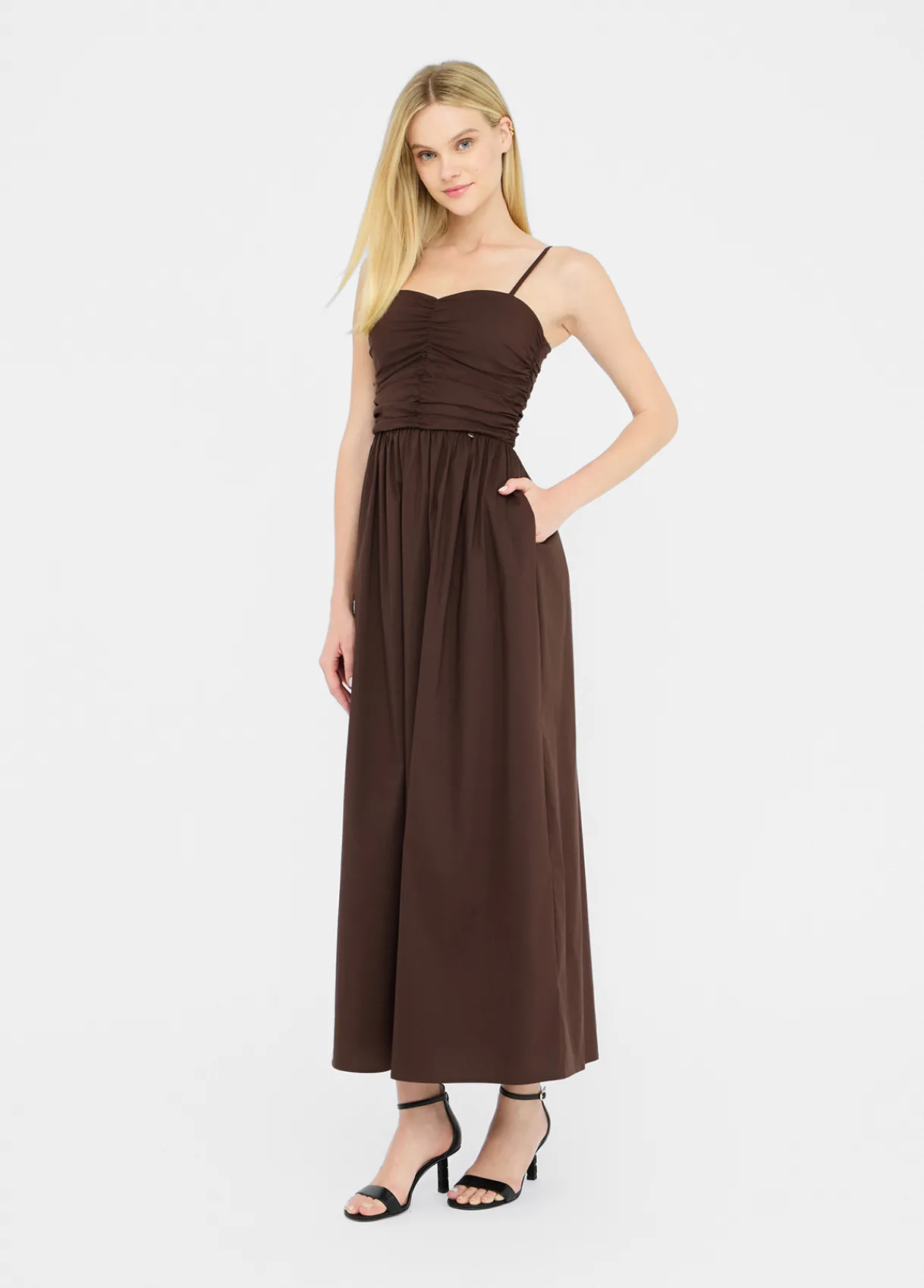 Liu Jo Robe longue en popeline|Femme Robes