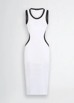 Liu Jo Robe midi ajourée|Femme Mode Plage|Robes