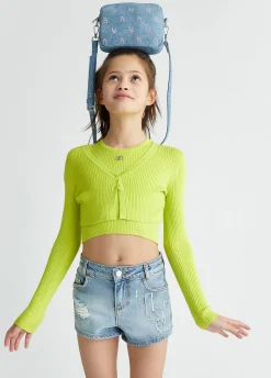 Liu Jo Sac à bandoulière en denim|Enfant Accessoires Et Sacs