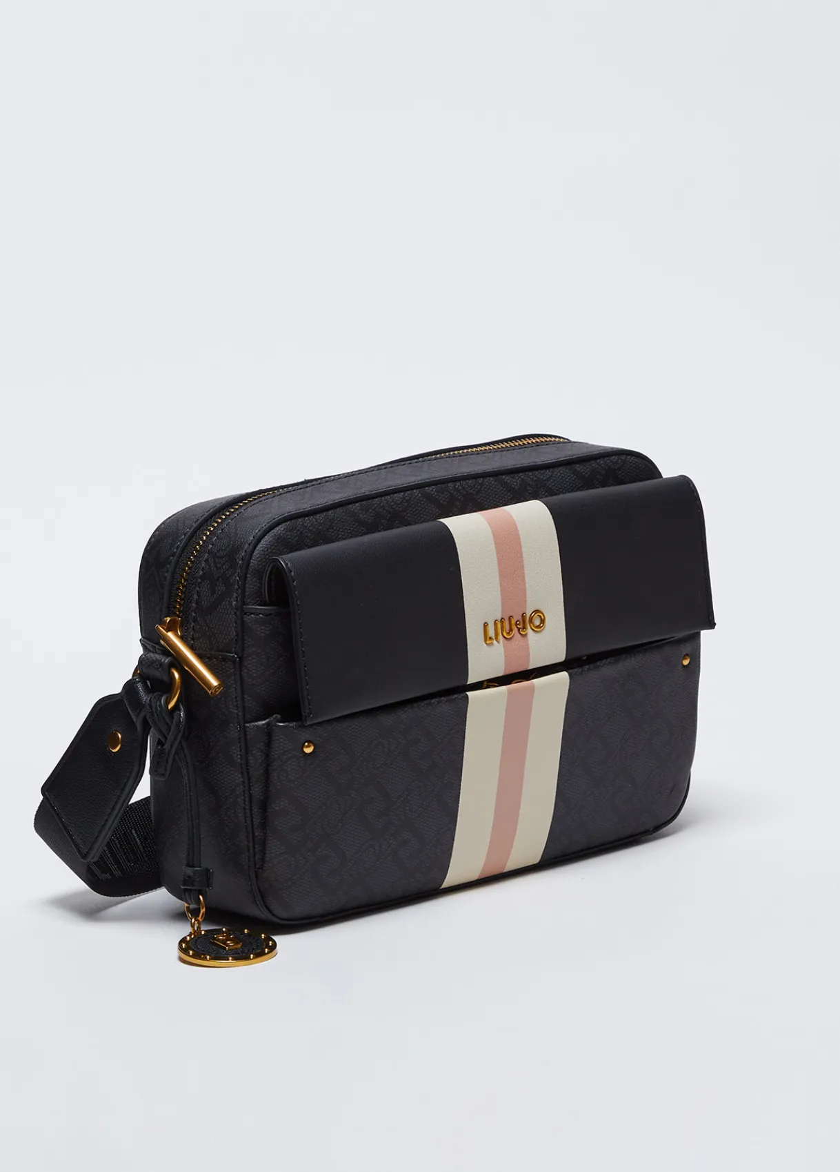 Liu Jo Sac à bandoulière format moyen avec charm|Femme Sac Bandoulière