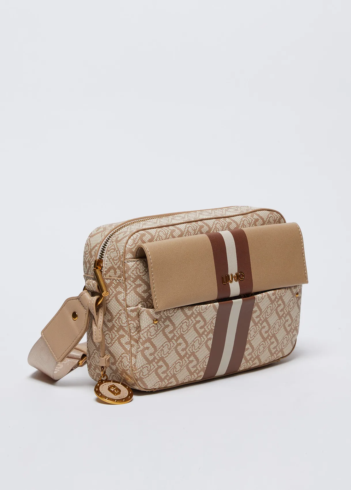 Liu Jo Sac à bandoulière format moyen avec charm|Femme Sac Bandoulière