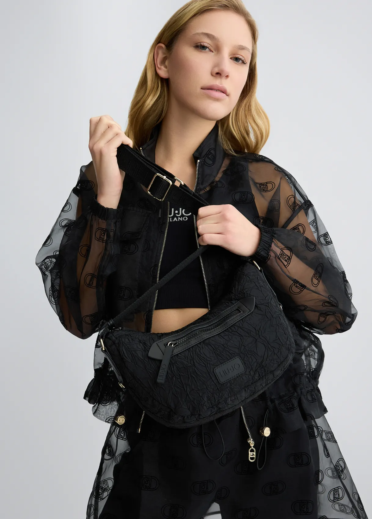 Liu Jo Sac à bandoulière petit format en nylon|Femme Sac Bandoulière