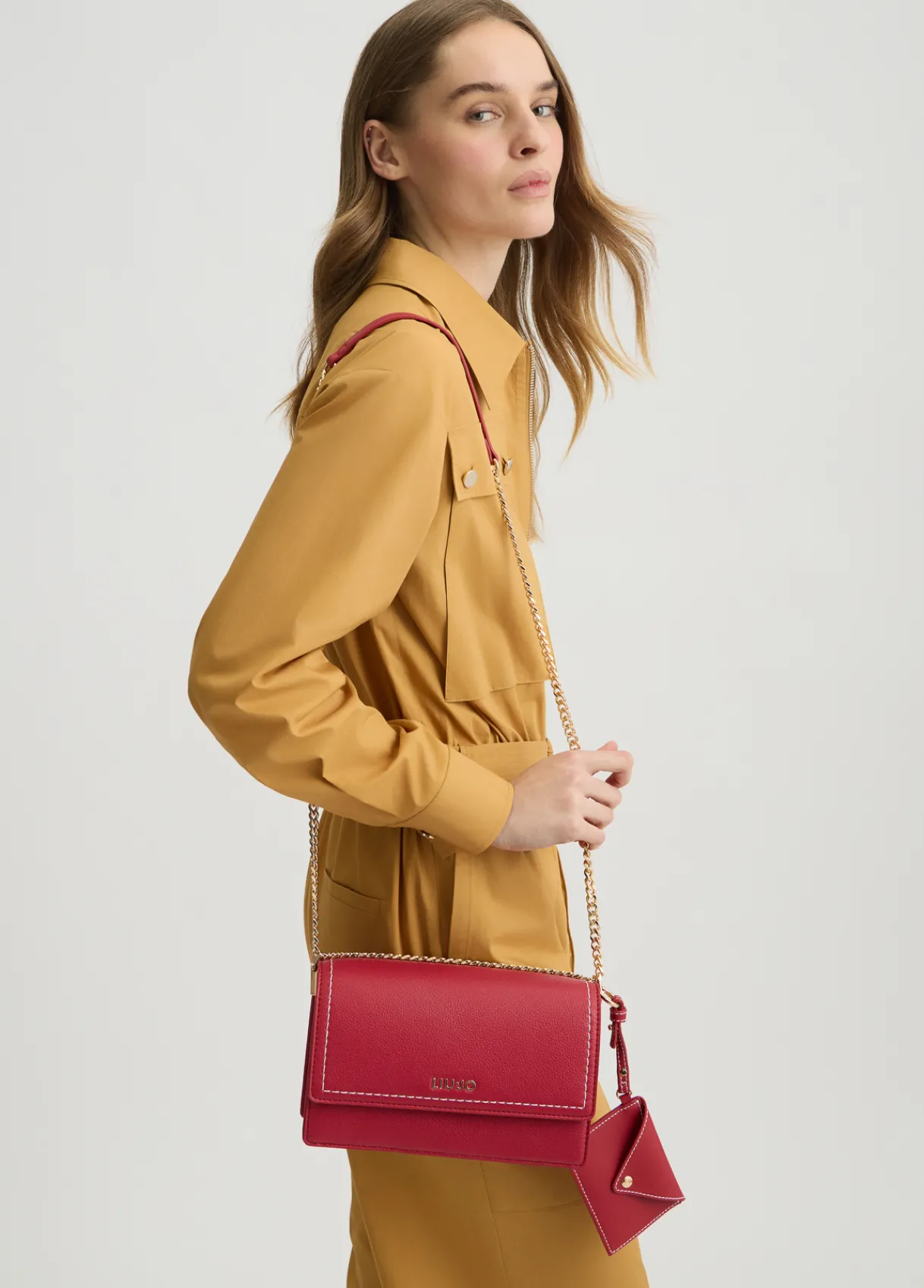 Liu Jo Sac à bandoulière petit format avec pochette|Femme Sac Bandoulière