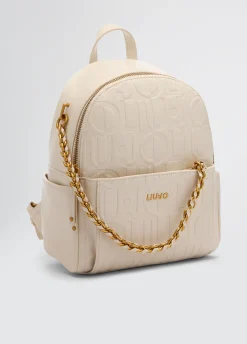 Liu Jo Sac à dos avec logo et chaîne|Femme Sac À Dos