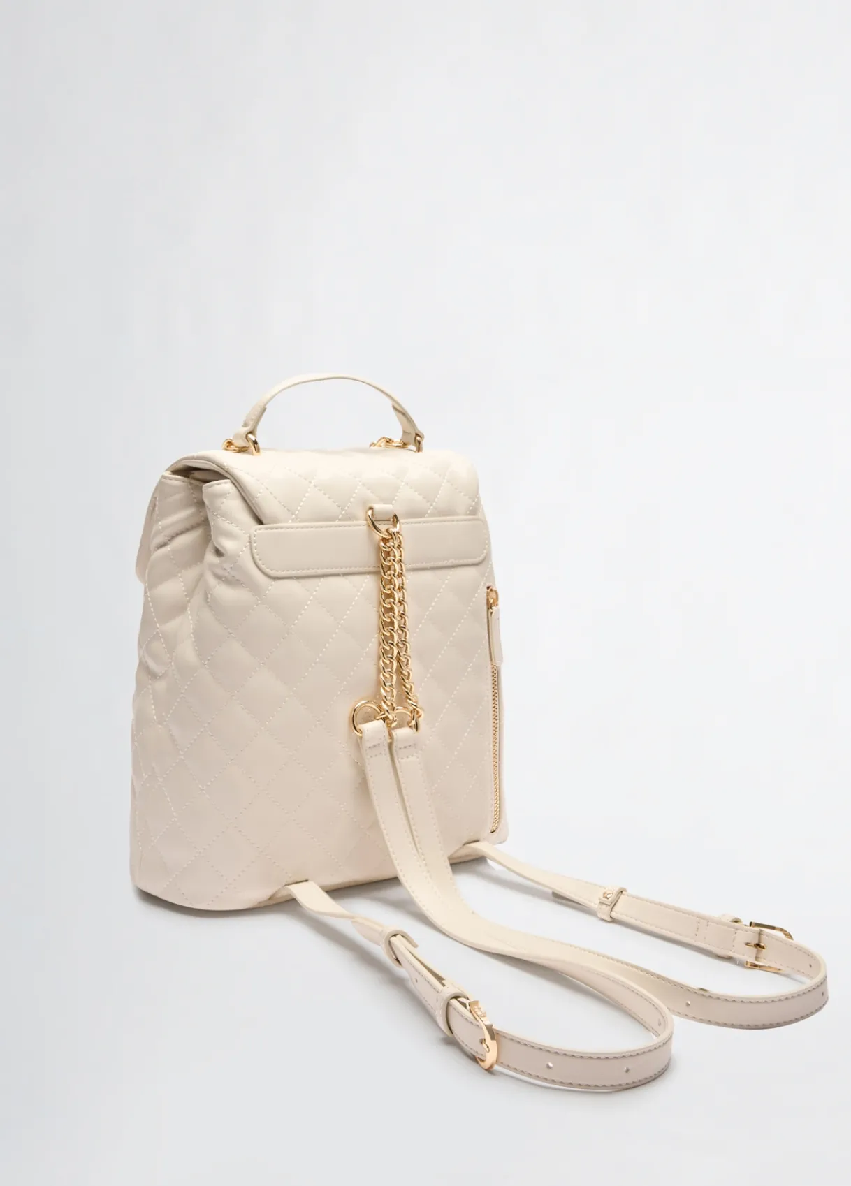 Liu Jo Sac à dos matelassé couleur crème|Femme Sac À Dos