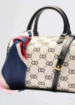 Liu Jo Sac bowling format moyen avec foulard|Femme Sac À Main
